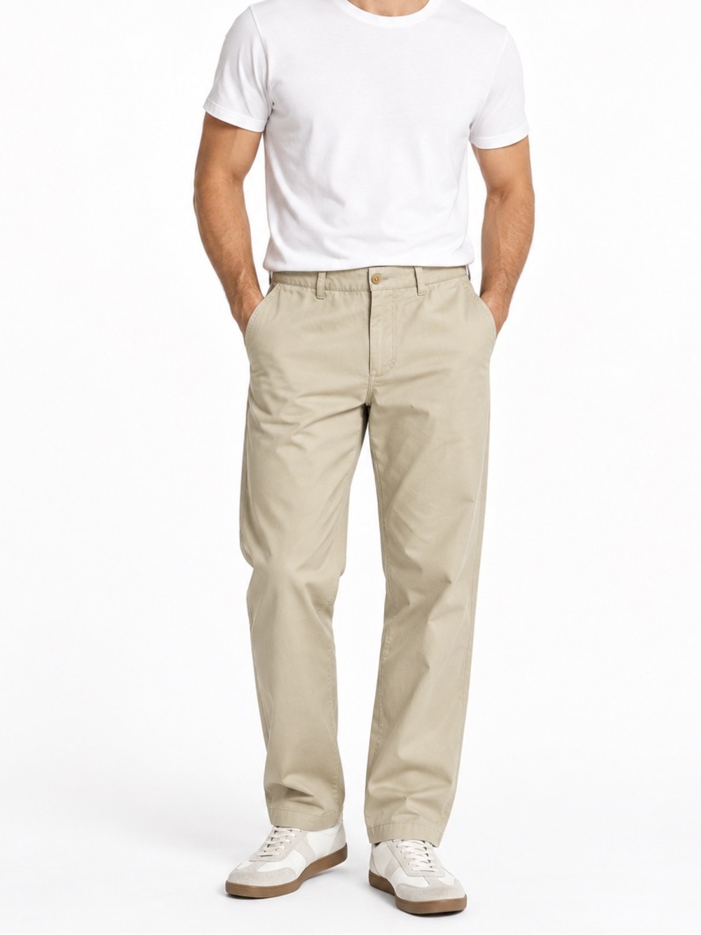 Lucky Brand Beige Straight Chino Pants 34x30